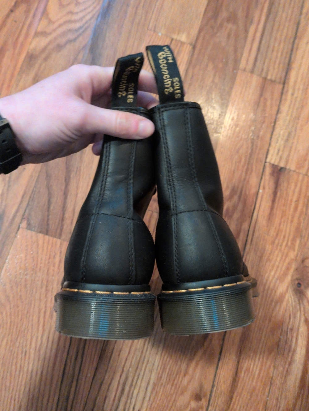 Dr. Martens 1460 Black "For Life" Boots - Picture 3 of 6